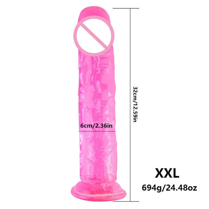 Jelly Dildo Jelly Penis Suction Cup Dildo Transparent Realistic Dildo Jelly Dick masturbation Sex Toys for women Soft penis