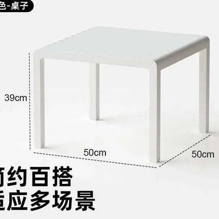 Nordic Patio Bistro Set Foldable Plastic Chair Table Balcony TikTok Viral Outdoor Furniture for Balcony Patio Furniture Set