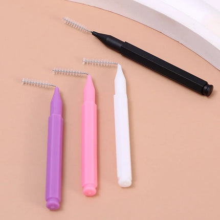 Disposable Mini Eyebrow Brush 50pcs Portable Eyelash Brow Lifting Brushes Applicators Eyelash Comb Lash Extension Beauty Brush