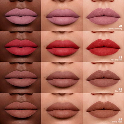 1/4Pc Mini Waterproof Matte Lipliner Pencil Pink Brown Contour Tint Lipstick Lasting Non-stick Cup Moisturising Lips Makeup Kit