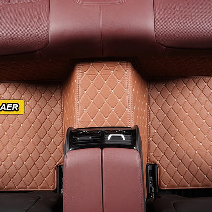 Custom Car Floor Mats For VW Polo Polo-Plus Polo-GTI Auto Carpets Foot Coche Accessorie