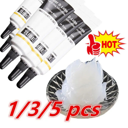 1/3/5 Pc Waterproof Food Grade Silicone Grease Lubricant Home Improvement Adhesives Sealers Coffee Machine O Lubrication