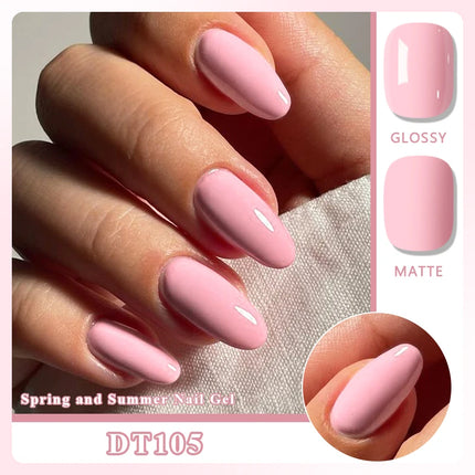 9pcs Macaron Color Gel Nail Polish Set HEMA TPO FREE Semi Permanent Soak Off UV Gel Varnish For Spring Summer Nail Supplies DIY