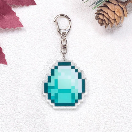 1/27Pcs Game Totem of Undying Car Keychain Accessories Acrylic Cute Charms Pendant For Bag Funny Key Holder Backpack Decoration