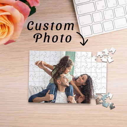 1pc Custom Photo Single Portrait Wooden Jigsaw Puzzle,Ideal Anniversary,Wedding,Birthday,Valentine Gift For Family Friends