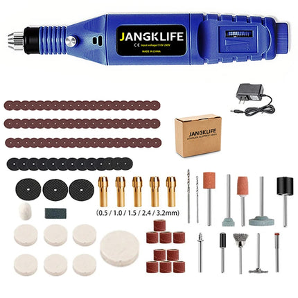 JANGKLIFE 9V Mini  Drill Electric Carving Pen Variable Speed   Drill Rotary Tools Kit Engraver Pen for Grinding Polishing