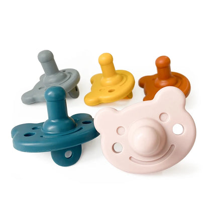 1Pcs Silicone Baby Pacifier Food Grade Silicone Newborn Soother BPA Free Cartoon shape Silicone Nipple Baby Pacifier