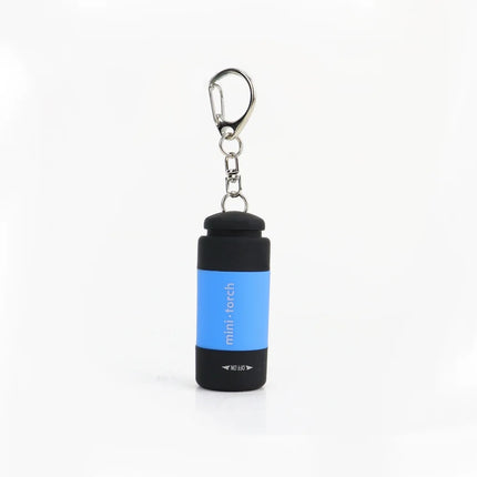USB Charge LED Flashlight Multifunctional Strong Light Pocket Keychain Flashlight Waterproof Outdoor Hiking Camping Flashlight