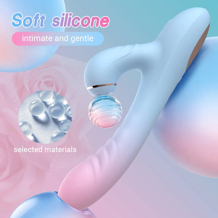 2 IN 1 Dildo Vibrator Sucking Vacuum Stimulator For Female G-Spot Clitoris Stimulator Vagina Massager Dildo Sex Toys for Women
