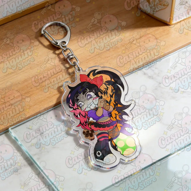 Cute Cartoon Creepypasta Keychain : Jeff The Killer, Jane The Killer, Nina The Killer, Homicidal Liu
