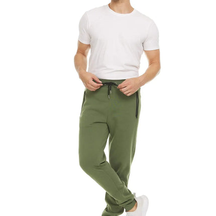 Latest sports pants, streetwear pants, solid color drawstring zipper pocket work pants, men's work clothes, running pants