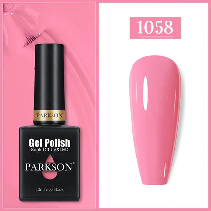 Parkson 12ML Nail Gel Polish HEMA TPO FREE Full Coverage 279 Color Gel Pigment Professional Nail Art Long Lasting Gel Varnish