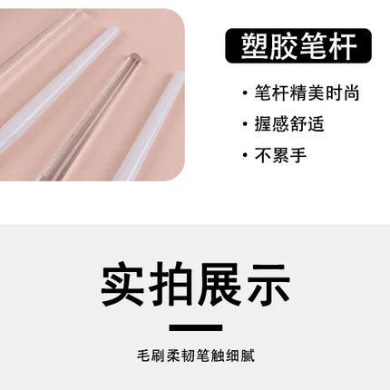 1/8pcs Fan Acid Brush Practical Facial Brushes Soft Portable Mask Brushes Soft Brush Skin Management Beauty Salon Brush Tool