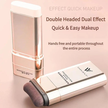 NEW Velvet Matte Foundation Stick Highly Malleable Concealer Contouring Lasting Waterproof Sweatproof High Coverage Foundation