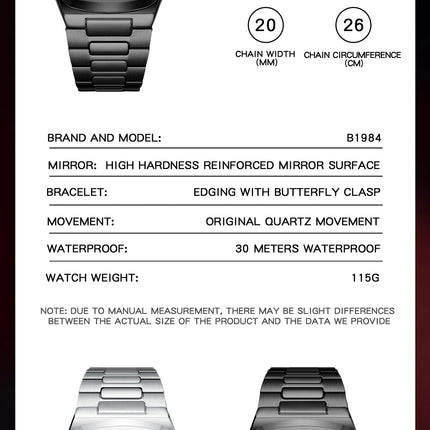 BINBOND Creative TV Dial Men's Watches New Fashion Original Retro Design Luminous Quartz Wristwatch For Men With Calendar Week