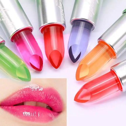 Aloe Vera Color-Changing Jelly Lipstick Long-lasting Non-transferable Moisturizing Lip Care Balm Lipstick Cosmetic Lip Gloss