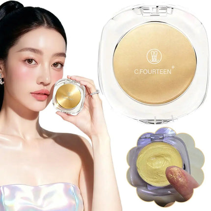 Golden Highlighter Peach Blush Hydrating Multi-purpose Cream Golden Color-changing Blush Warming Natural Pink Lip And Cheek Dual