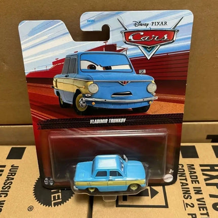 New Disney Pixar Cars Rusteze Lightning Mcqueen Metal Sheriff Scale Die-Cast Character Vehicles Boy Collectible Cars Toy Gifts