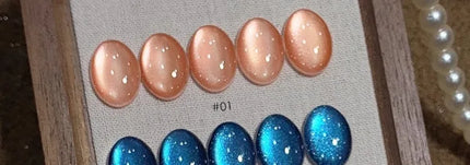 2025 New Cat Eye Nail Polish Gel Dynamic Glass Bead Magnetic Nail Varnish Semi-permanent UV/LED Nail Gel DIY Fingertip Art Salon