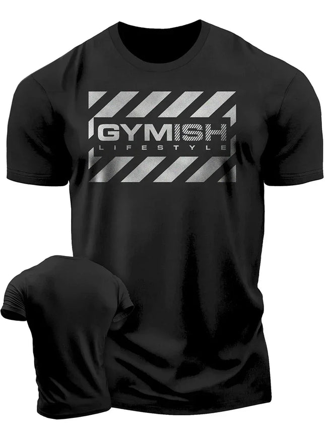 2025 Summer New Hardcore 3D Print Short Sleeve Daily Outdoor Sports Fitness Cycling Fast Dry Breathable Trend Street Men T-shirt