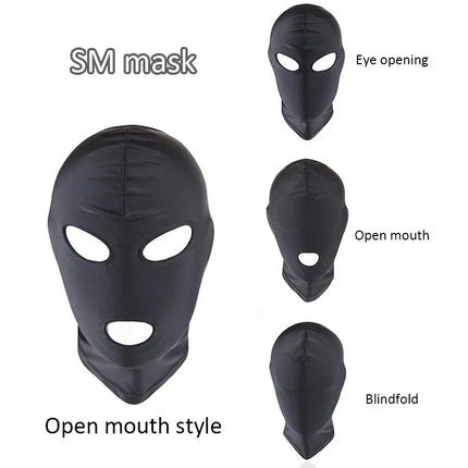 Fetish Harness Head Hood BDSM Slave Game Bondage Restraint Face Mask Erotic Sex Toys Role Play for Couples Master Anal Gay Adult