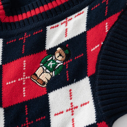 Toddler Boys Sweaters Vests Kids Girl Pullover Tops Knitwear Winter Children's Clothes