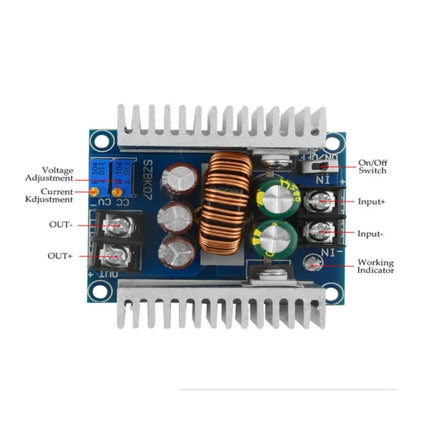 DC-DC Buck Converter Module Buck Regulator 6-40V to 1.2-36V Output Voltage Adjustable Converter Power Supply Module 300W 20A CC