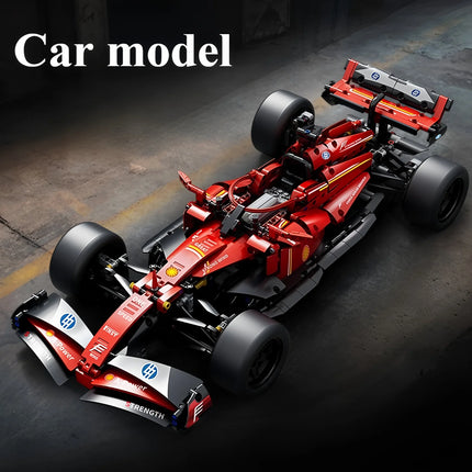 racing cars, racing car models, 1:10 DIY super sports car building block puzzle toys, children's and adult gifts