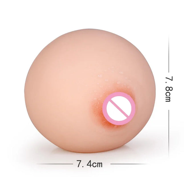 Silicone Artificial Breasts Men's Masturbation Sex Toys Realistic Soft Chest Vagina for Adult Man Sexy Boobs Adult Products 18+