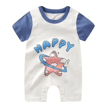 Summer Romper Baby Girls Clothes Cotton Short Sleeved Jumpsuit Newborn Baby Boy Clothes Bodysuit For Newborns