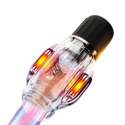 Male Masturbator Penis Trainer Male Vibrator Mouth-Wrapped Penis Vibrator Adult Toys with Heating Pocket Pussy Stroker Adult Sex