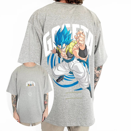 2026 New Dragon Ball Gogeta Gohan Broly Goku Majin Buu Printed Short Sleeve T-shirt Men's and Women's T-shirt Men's Top T-shirt