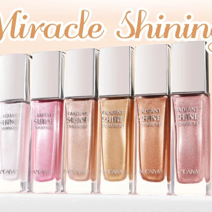  Liquid Highlighter Starlight Liquid Fine Sparkle for Face Body Long-Lasting Glow for Stage Festival & Photography Makeup