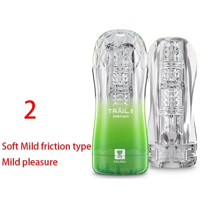 Male Masturbator Cup Soft Pussy Sex Toys Transparent Vagina Adult Endurance Exercise Sex Products Vacuum Pocket Cup for Men