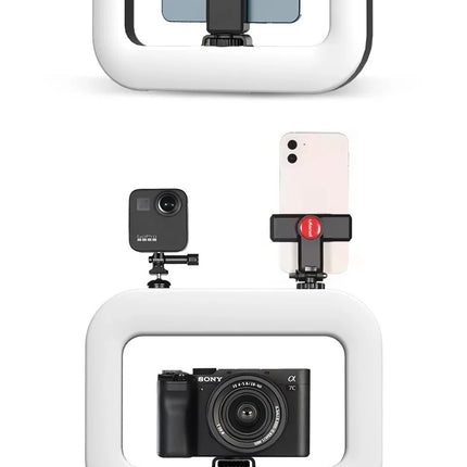 2026 new handheld portable photography lighting with phone clip for desktop fill light for TikTok live selfie