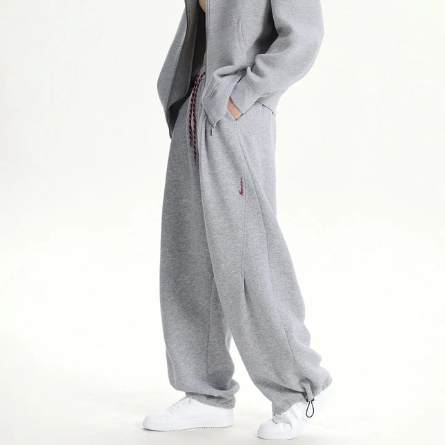 2026 New Style Spring-Autumn Straight-Fitting Loose-Fitting Sports Jogger Pants with Long Cuffs US/European size.