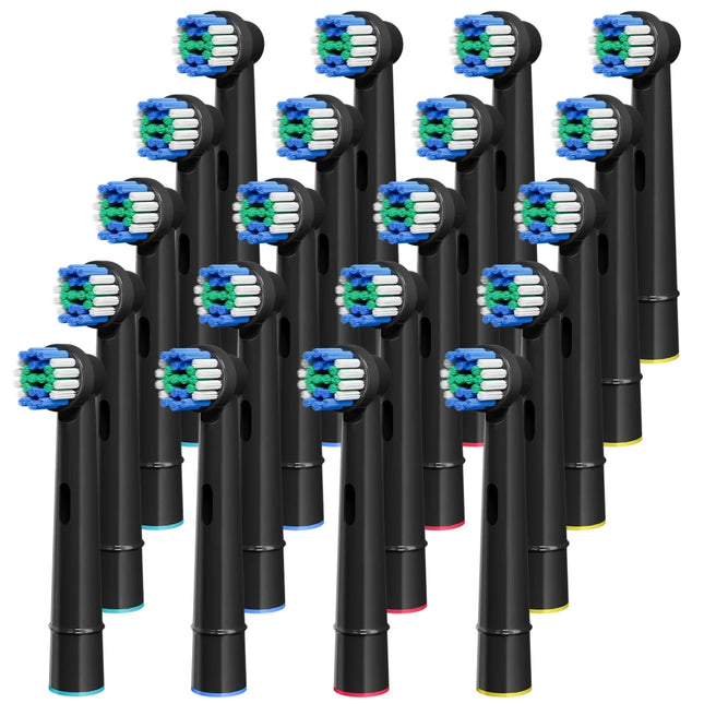 4 8 12 20 Pack Compatible with Oral B Electric Toothbrush Replacement Brush Heads, Toothbrushes Head Refills for Pro 1000 7000