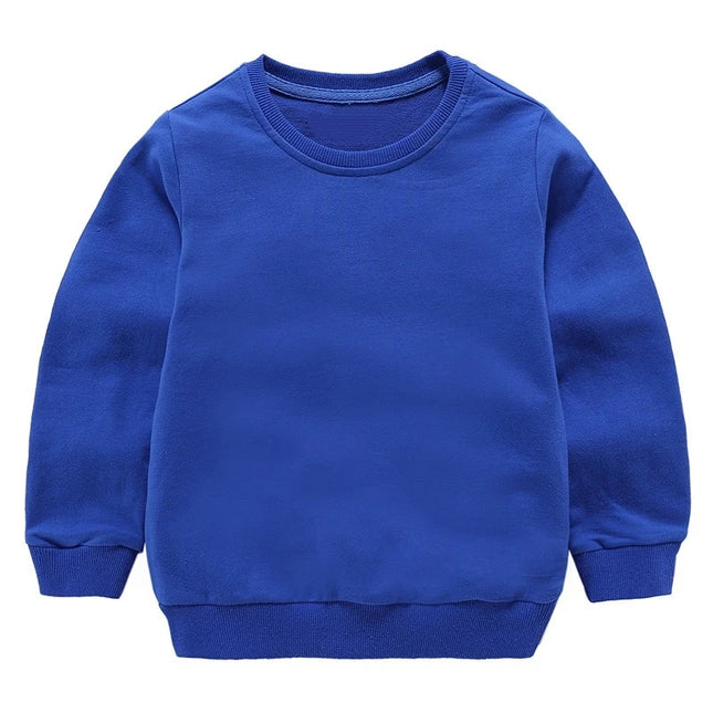 Cotton Sweatshirts For Boys Long Sleeve Kids Girls Children Basic Tshirt Pullover Kids Hoodies Outerwear Spring Kids Clothing