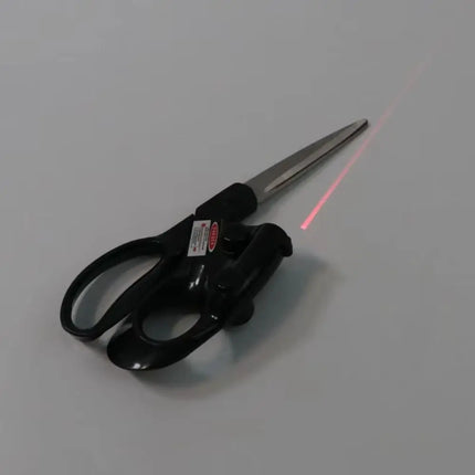 Professional Laser Guided Scissors Stainless Steel Cut Straight Fast Scissor Shear Precision Cutting Infrared Laser Scissor