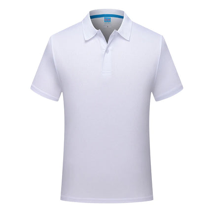Sports quick-drying polo shirt Custom printed logo lapel cheap advertising T-shirt Marathon running embroidered pattern diy