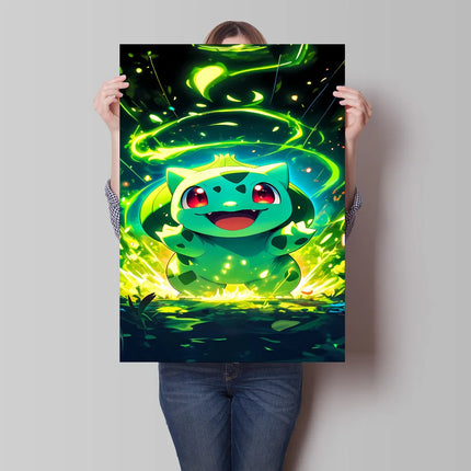 Japanese Anime Canvas Paintings Pokemon Pikachu Poster Cartoon Character Picture Bright and Clear Colors High Quality Home Decor
