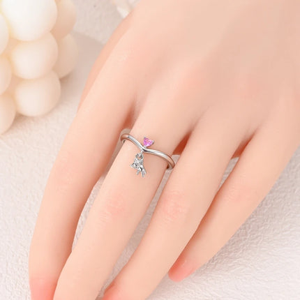 Fashion Original Luminous Firefly Rings 100% 925 Silver Eternal Heart-Shaped Zircon Rings Fine Wedding Engagement Jewelry Gifts