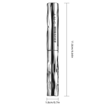 Metal Iron Lashes Mascara Waterproof Silk Fiber Mascara Black Long Curling Eyelash Extensions Non-clumping Eyes Makeup Cosmetics