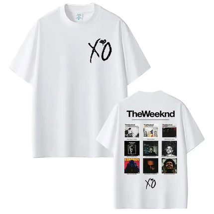The Weeknd XO 2025 Album Graphic T-Shirt, Unisex Hip Hop Neutral Harajuku Cute Y2K Casual Fashion Women And Men T-shirts