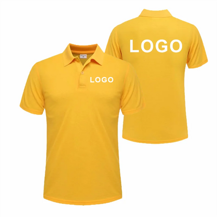 Customized Logo Breathable Polo Shirt Casual Company Group Clothing Lapel Short Sleeve Polo Shirts Work Clothes Print Embroidery