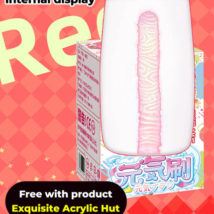 YUU Soft TPE Male Masturbator Pocket Pussy Realistic Vagina Blowjob Masturbation Hidden Masturbators Sex Toys for Men Portable