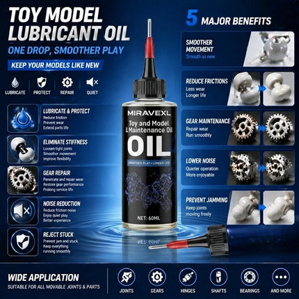 MIRAVEXL Action Figure & Model Lubricating Oil Toy Joint Maintenance Care Lubricant Rust Prevention Hobby Gear