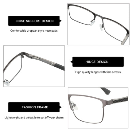 BLUEMOKY High Quality Carbon Fiber Prescription Glasses Fashion Square Progressive/Myopia/Hyperopia Optical Eyeglasses For Men
