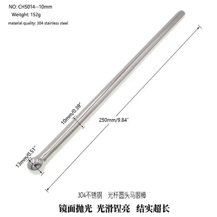 Massage Wand Urethral Sound Dilators Stimulation Catheter Beads  Penis Plug Insert Male Masturbator Horse Eye Sticks BDSM Penis