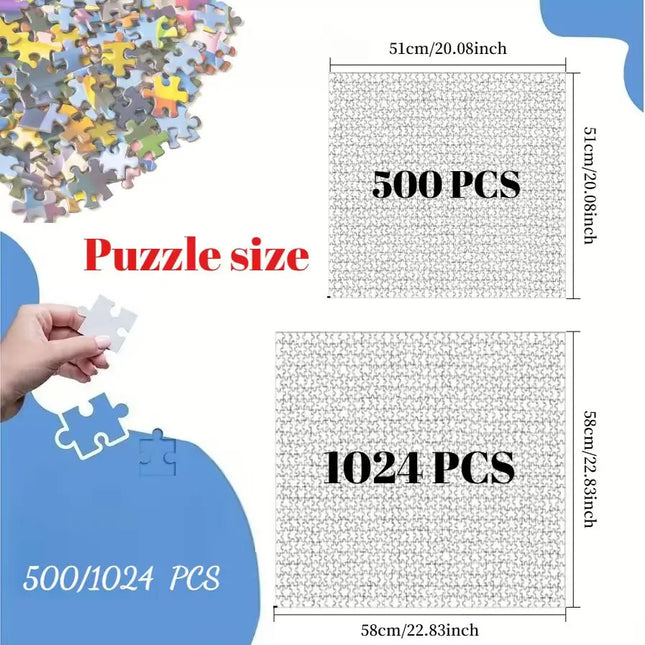 500 Pieces Jigsaw Puzzle for Adults Needlework Old Woman Paper Puzzles Home Decor Wall Display Festival Gift